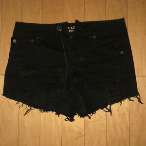 Black high rise festival shortie